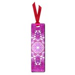 Wonderful Star Flower Painted On Canvas Small Book Marks Front