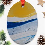 EVENING TIDE Ornament (Oval) Front