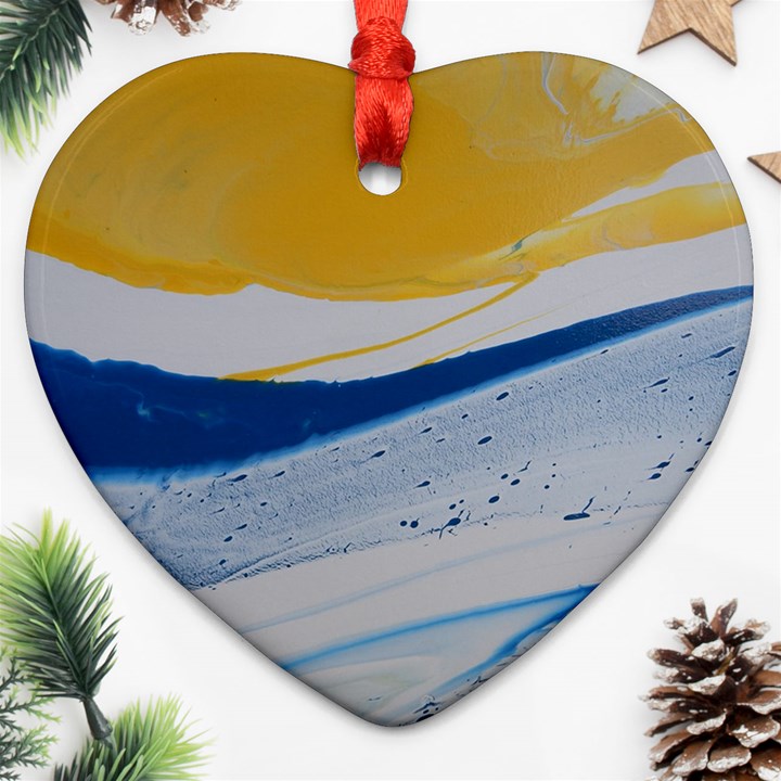 EVENING TIDE Ornament (Heart)