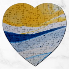 Evening Tide Jigsaw Puzzle (heart)