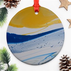 EVENING TIDE Round Ornament (Two Sides)