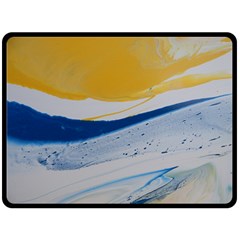 EVENING TIDE Fleece Blanket (Large) 