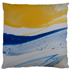 EVENING TIDE Large Flano Cushion Case (Two Sides)