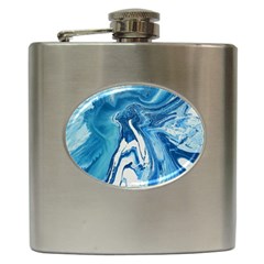 Tsunami Hip Flask (6 Oz) by WILLBIRDWELL