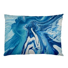 Tsunami Pillow Case by WILLBIRDWELL