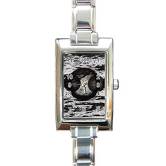 Yin Rectangle Italian Charm Watch by WILLBIRDWELL