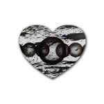 YIN Heart Coaster (4 pack)  Front