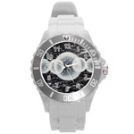 YANG Round Plastic Sport Watch (L) Front