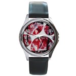 ECSTACY Round Metal Watch Front