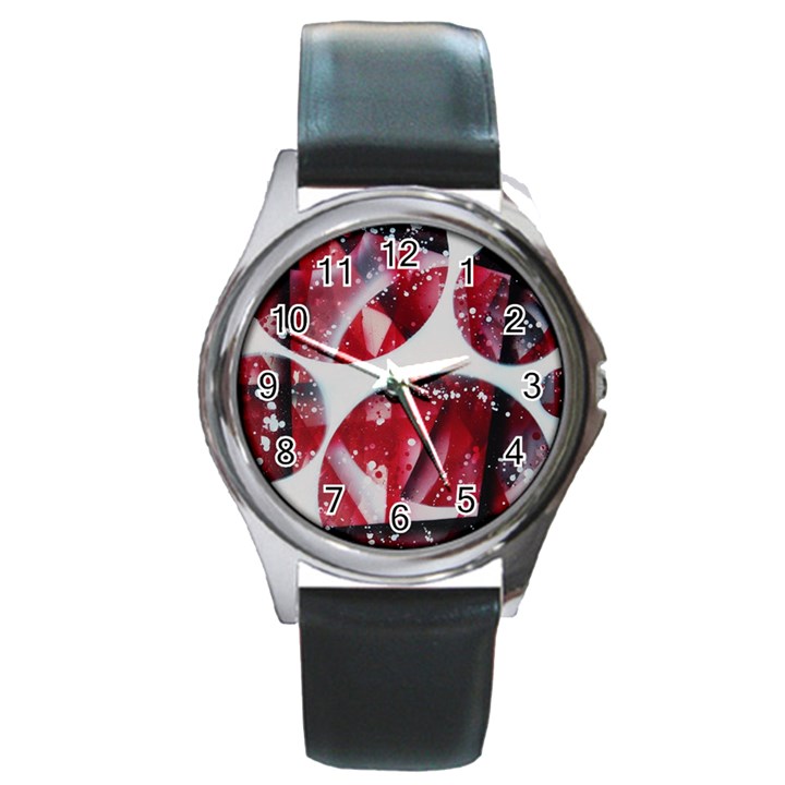 ECSTACY Round Metal Watch