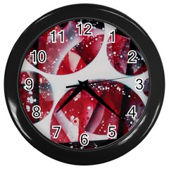 Ecstacy Wall Clock (black) by WILLBIRDWELL