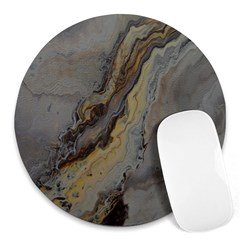 Gold Seam Round Mousepads by WILLBIRDWELL