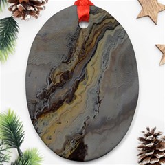 Gold Seam Ornament (oval) by WILLBIRDWELL