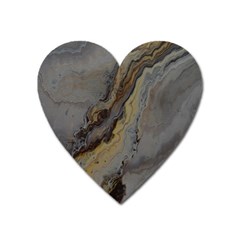 Gold Seam Heart Magnet by WILLBIRDWELL