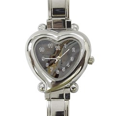 Gold Seam Heart Italian Charm Watch by WILLBIRDWELL