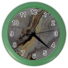 Gold Seam Color Wall Clock by WILLBIRDWELL