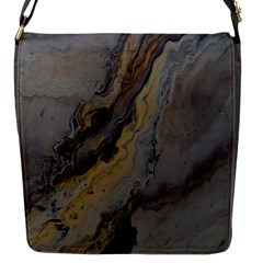 Gold Seam Flap Closure Messenger Bag (s) by WILLBIRDWELL