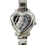 ORION S BELT Heart Italian Charm Watch Front