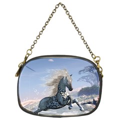 Wonderful Wild Fantasy Horse On The Beach Chain Purse (two Sides) by FantasyWorld7