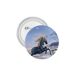 Wonderful Wild Fantasy Horse On The Beach 1 75  Buttons by FantasyWorld7