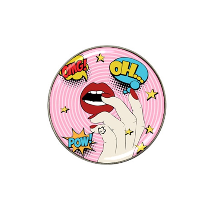 Pop Art   Hat Clip Ball Marker (4 pack)