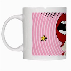 Pop Art   White Mugs by Valentinaart