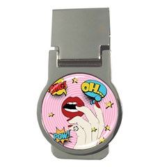 Pop Art   Money Clips (round)  by Valentinaart