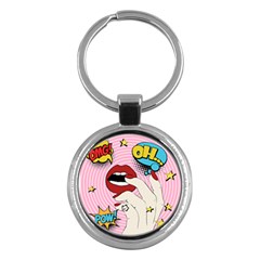 Pop Art   Key Chains (round) 