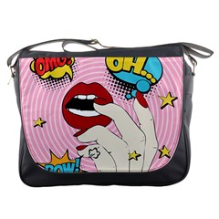 Pop Art   Messenger Bag by Valentinaart