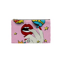 Pop Art   Cosmetic Bag (small) by Valentinaart