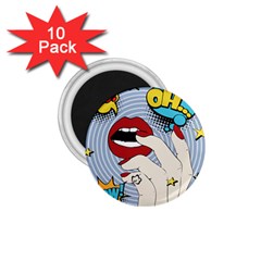 Pop Art   1 75  Magnets (10 Pack) 