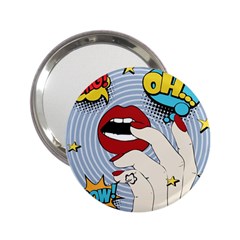 Pop Art   2 25  Handbag Mirrors by Valentinaart