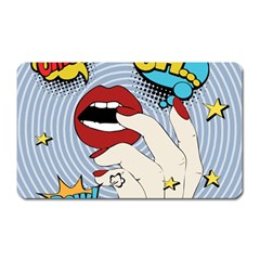 Pop Art   Magnet (rectangular) by Valentinaart