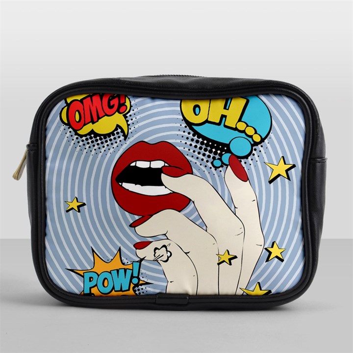 Pop Art   Mini Toiletries Bag (One Side)