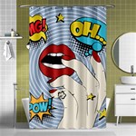 Pop Art   Shower Curtain 48  x 72  (Small)  Curtain(48  X 72 ) - 42.18 x64.8  Curtain(48  X 72 )