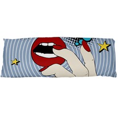 Pop Art   Body Pillow Case Dakimakura (two Sides) by Valentinaart