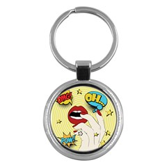 Pop Art   Key Chains (round) 