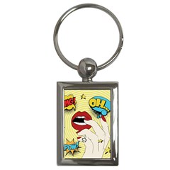 Pop Art   Key Chains (rectangle) 