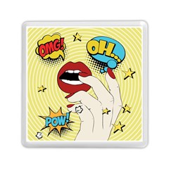 Pop Art   Memory Card Reader (square) by Valentinaart