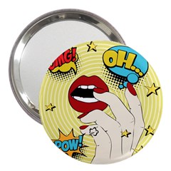 Pop Art   3  Handbag Mirrors by Valentinaart