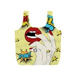 Pop Art   Full Print Recycle Bag (S) Back