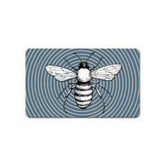 Pop Art  Bee Magnet (name Card) by Valentinaart