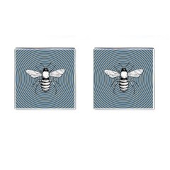 Pop Art  Bee Cufflinks (square) by Valentinaart