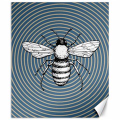 Pop Art  Bee Canvas 8  X 10  by Valentinaart