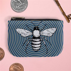 Pop Art  Bee Mini Coin Purse by Valentinaart