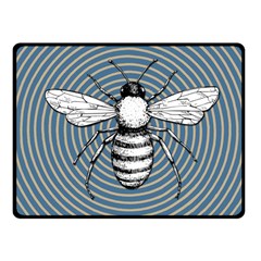 Pop Art  Bee Fleece Blanket (small) by Valentinaart