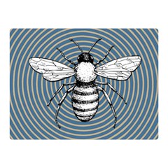 Pop Art  Bee Double Sided Flano Blanket (mini)  by Valentinaart