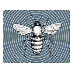 Pop Art  Bee Double Sided Flano Blanket (large)  by Valentinaart