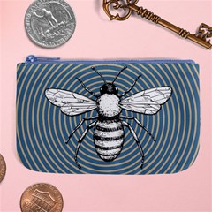 Pop Art  Bee Large Coin Purse by Valentinaart