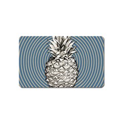 Pop Art  Pineapple  Magnet (name Card) by Valentinaart